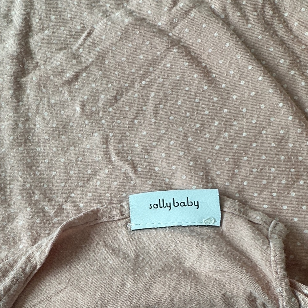 Solly Baby Pink Polka Dot Swaddle